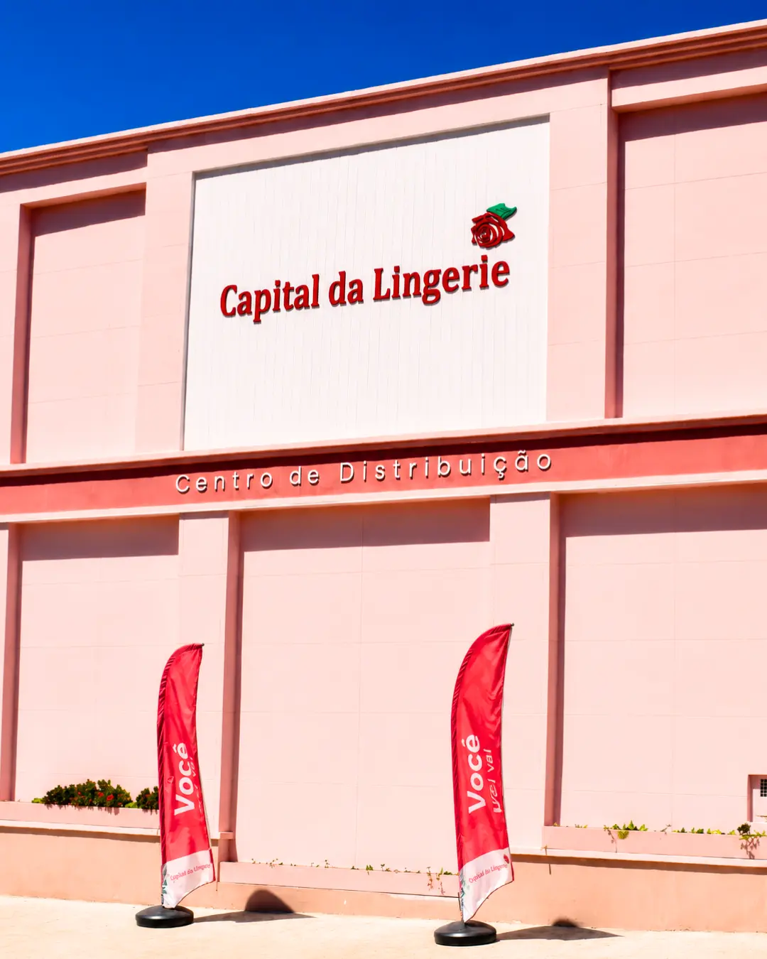 Fachada do centro de distribuição da Capital da Lingerie em Campinas-SP